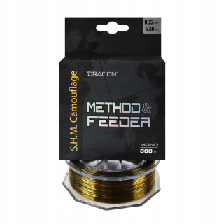 Żyłka DRAGON S.H.M.Camouflage Method&Feeder 0.22 mm/5.80 kg 300 m camou/4-kolor. jasna