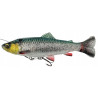 Sg 4D Linethru PULSE TAIL TROUT 16CM 51G SLOW SINKING GREEN SILVER