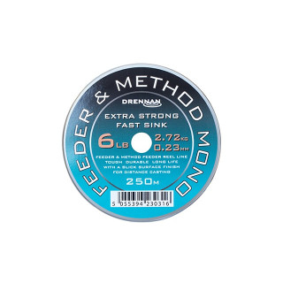 Żyłka Drennan Feeder & METHOD MONO 250M 2.72KG 0.23MM LCFMM206