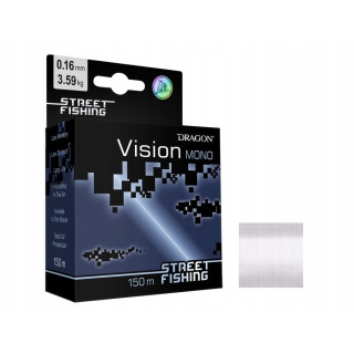 Żyłka Dragon Street Fishing VISION 150 m 0.18 mm/4.38 kg przeźroczysta fluo
