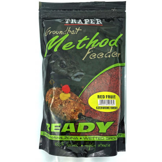 Zanęta Traper Method FEEDER READY 0.75KG CZERWONE OWOCE