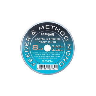 Żyłka Drennan Feeder & METHOD MONO 250M 3.63KG 0.26MM LCFMM208