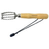Sae Profi Edelstahl Fischschupper m. Holzgr. 20cm