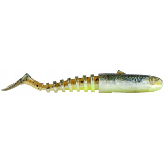 SG GOBSTER SHAD BULK 11.5CM 16G GREEN PEARL YELLOW 40PCS