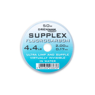 Żyłka Drennan Supplex FLUOROCARBON 0.17MM 50M 1.99KG 4.4LB LCSPXF044