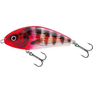 Salmo Fatso Flo 10cm HOLO RED STRIPER
