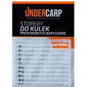 UnderCarp Stopery do kulek protein baryłkowe twarde przezroczyste UnderCarp Stopery do kulek protein baryłkowe twarde przezroczyste