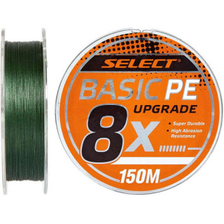 Select Basic PE 8x 150m (ciemnozielony) Nr 0.8/0.12mm 14lb/6kg