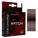 Żyłka DRAGON S.H.M.Camouflage Match 0.16 mm/3.50 kg 150 m camou/brązowo-czarna Żyłka DRAGON S.H.M.Camouflage Match 0.16 mm/3.50 kg 150 m camou/brązowo-czarna