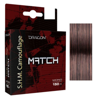 Żyłka DRAGON S.H.M.Camouflage Match 0.16 mm/3.50 kg 150 m camou/brązowo-czarna