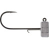 Westin NED JIG HEAD #3/0 7G BLACK NICKEL 3PCS LEAD