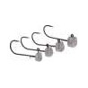 Westin NED JIG HEAD #3/0 7G BLACK NICKEL 3PCS LEAD