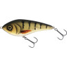 SWIM GLIDEBAIT 12CM 58G SINKING 3D AMBER PERCH