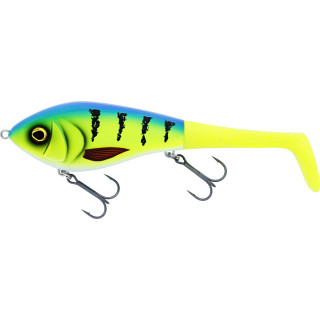 SWIM TAIL 12CM 68G SINKING STRIPED BLUEGRASS 1 BODY 2 TAILS