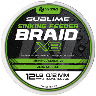 NYTRO SUBLIME X8 SINKING FEEDER BRAID 0,12