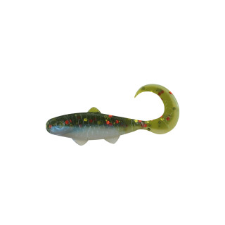 PRZYNĘTA RELAX BANJO 1 GREEN SHAD-ORANGE, GOLD GLITTER BLUE PEARL