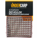 UnderCarp Stopery do kulek protein baryłkowe twarde brążowe UC184 UnderCarp Stopery do kulek protein baryłkowe twarde brążowe UC184