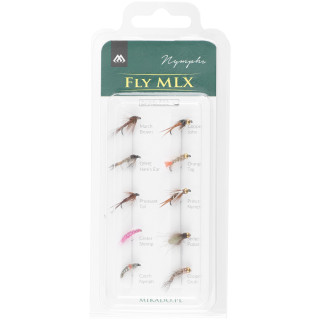 Mikado zestaw -sztuczne muchy-NIMFY-bezzadziorowe
