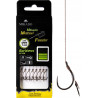 PRZYPON MF - Z IGŁĄ - hak bez zadziora nr 4 / plecionka: 0.16mm/10cm - op.8szt.