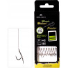 PRZYPON METHOD FEEDER - Z IGŁĄ - hak z zadziorem nr 10 / plecionka: 0.12mm/10cm - op.8szt.