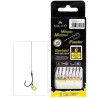 Przypon Method Feeder - Z GUMKĄ - hak z zadziorem nr 8 / plecionka: 0.14mm/10cm - op.8szt.