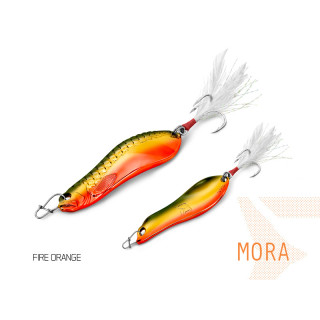 Delphin Wahadłówka MORA 30g FIRE ORANGE hook Nr 4