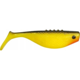 DRAGON V-LURES Fatty - JUICY PEACH 3,5"/8.5cm 3pcs./bag YELLOW/BLACK red