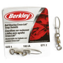 Berkley Ball Bearing Swivels Mc Mahon BB with snaps Swivel 4 nickeled Berkley Ball Bearing Swivels Mc Mahon BB with snaps Swivel 4 nickeled