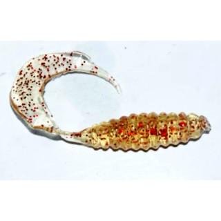 Przynęta M-037(przezroczysty z czerwonym br.)