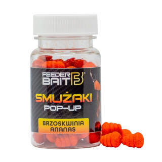 Feeder Bait SMUŻAKI ŚLIMAKI POP-UP 11/8mm R-72 ANANAS & BRZOSKWINIA 60ml