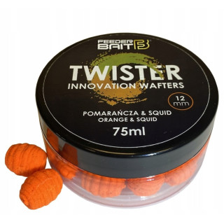 Feeder Bait TWISTER WAFTERS 12mm SQUID & POMARAŃCZA 75ml
