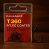 Haczyki Kamasan T360 Eyed X-Strong PTFE Coated - roz. 14