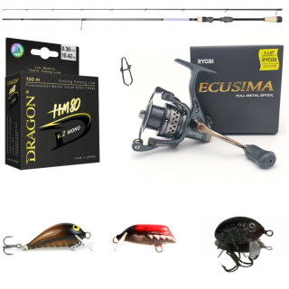 Zestaw spinningowy na...
