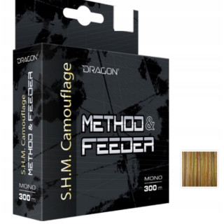 Żyłka DRAGON S.H.M. Camouflage Method&Feeder 0.25mm 7kg 150m 4-kolory