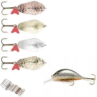 Zestaw przynęt na troć...