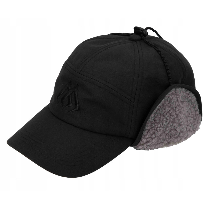 Mikado CZAPKA Z DASZKIEM I POLAREM-CZARNA UM-UC015