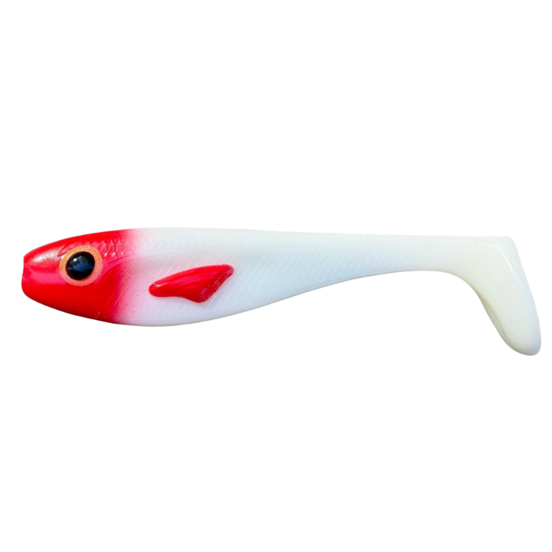 Great Fish Rocky soft bait red head 16cm