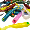 Great Fish GF1 Twister Soft Bait, Multicolor, 24pcs, 49mm