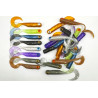 Great Fish GF1 Twister Soft Bait, Fish Scent, Multicolor, 24pcs x 0.9g