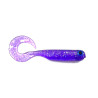 Great Fish GF1 Twister Soft Bait, Fish Scent, Light Purple, 10pcs, 49mm