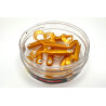 Great Fish GF1 twister soft bait, fish scent, gold, 10pcs x 0,9g., 49mm