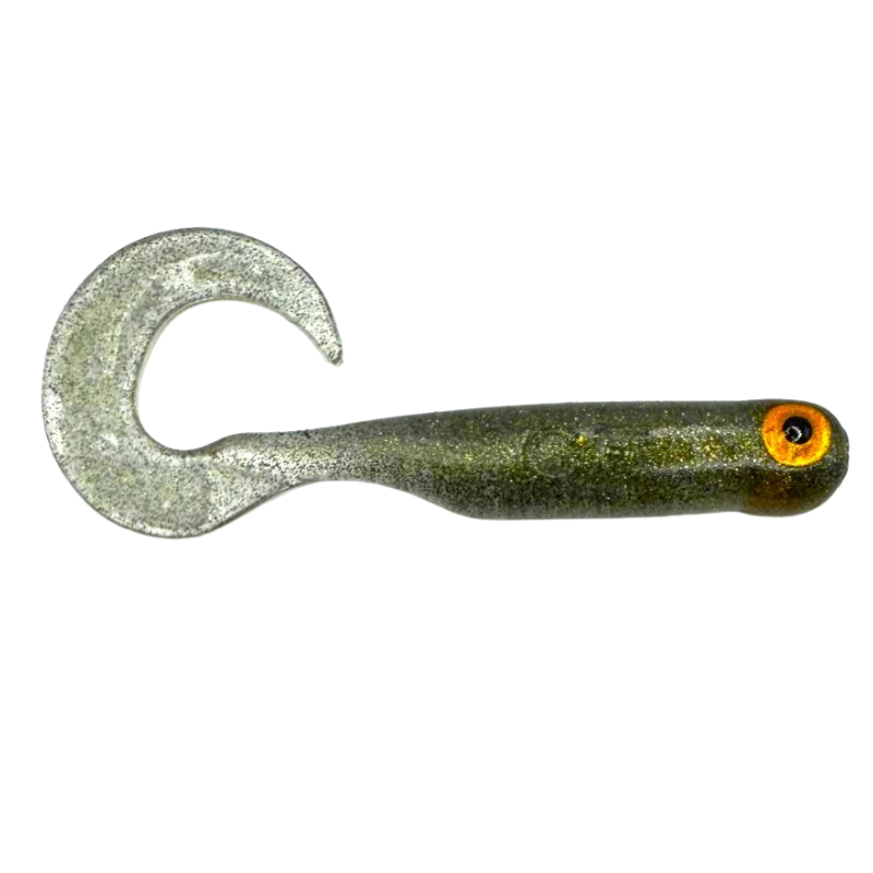 Great Fish GF1 twister soft bait, fish scent, natural, 10pcs x 0,9g., 49mm