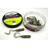 Great Fish GF1 twister soft bait, fish scent, natural, 10pcs x 0,9g., 49mm