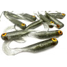 Great Fish GF1 twister soft bait, fish scent, natural, 10pcs x 0,9g., 49mm