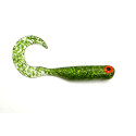 Great Fish GF1 Twister Soft Bait, Glitter Green, Fish Scent, 10pcs 49mm Great Fish GF1 Twister Soft Bait, Glitter Green, Fish Scent, 10pcs 49mm