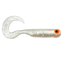 Great Fish GF1 Twister Soft Bait, Fish Scent, Silver Pearl, 10pcs Great Fish GF1 Twister Soft Bait, Fish Scent, Silver Pearl, 10pcs