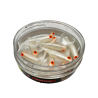 Great Fish GF1 Twister Soft Bait, Fish Scent, Silver Pearl, 10pcs