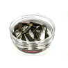 Great Fish GF1 Twister Soft Bait, Fish Scent, Black & Gold, 10pcs, 49mm
