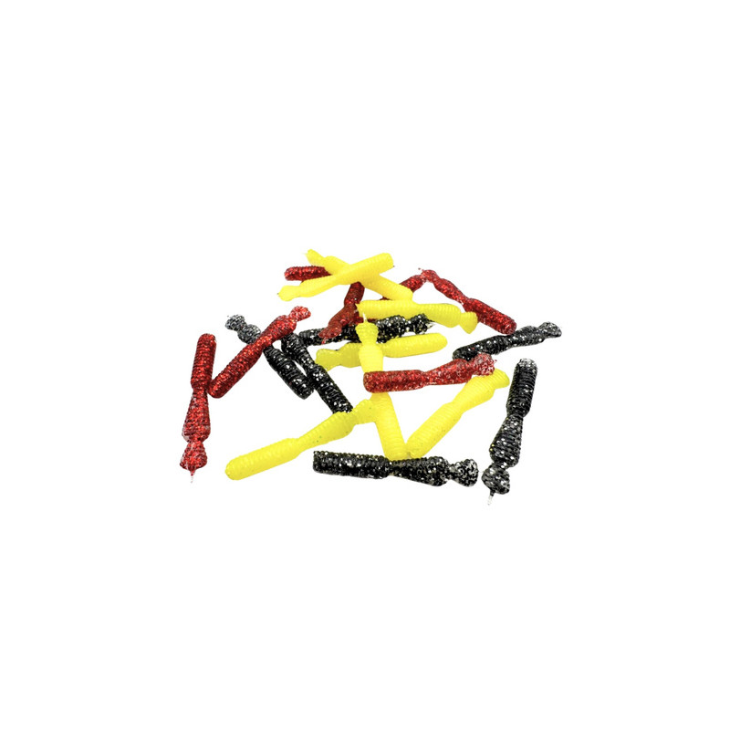 Great Fish GF2 BABY soft bait, shrimp scent, BABY 6, 21pcs 33mm