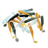 Great Fish GF1 Baby soft bait, shrimp scent, BABY 5, 21pcs 29mm
